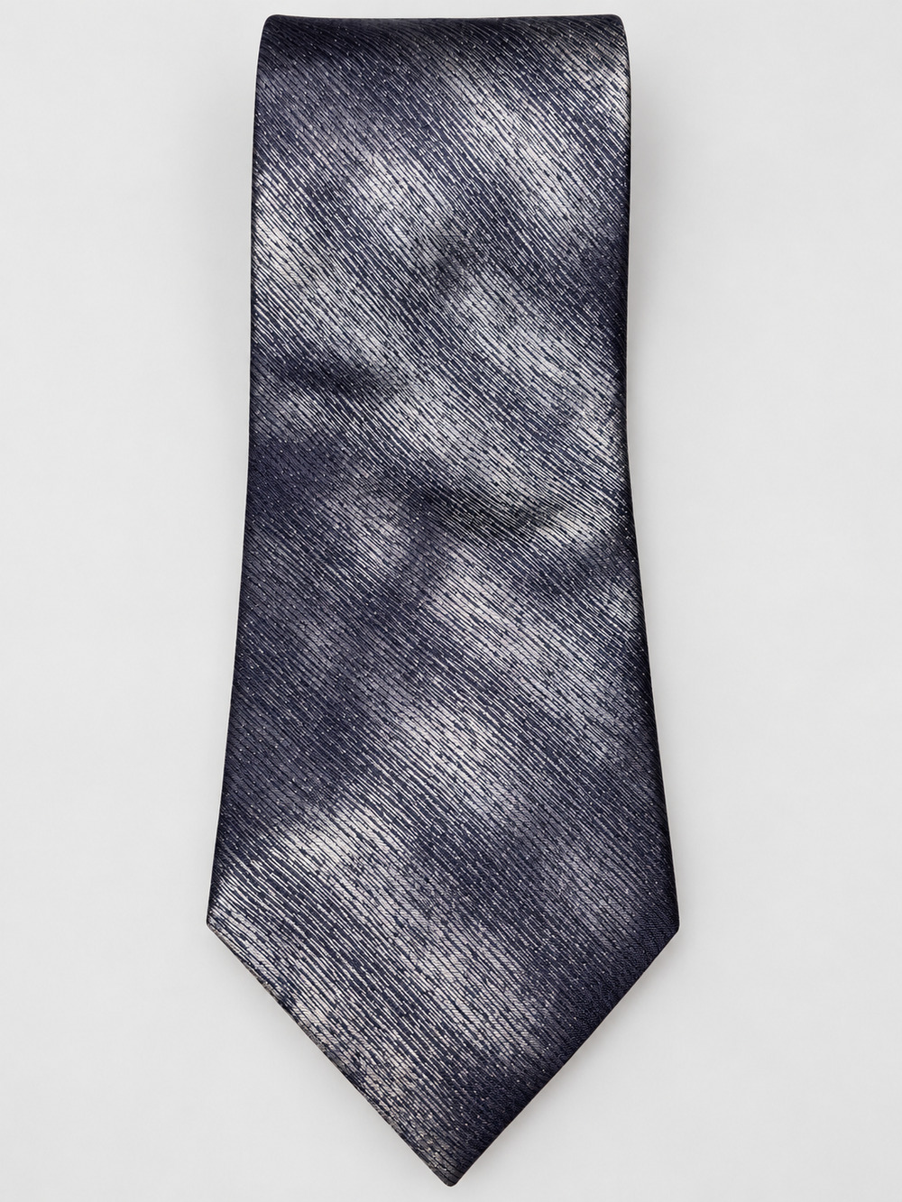Calvin Klein CK Men’s Silk Tie Gray Purple Abstract Textured Made in USA